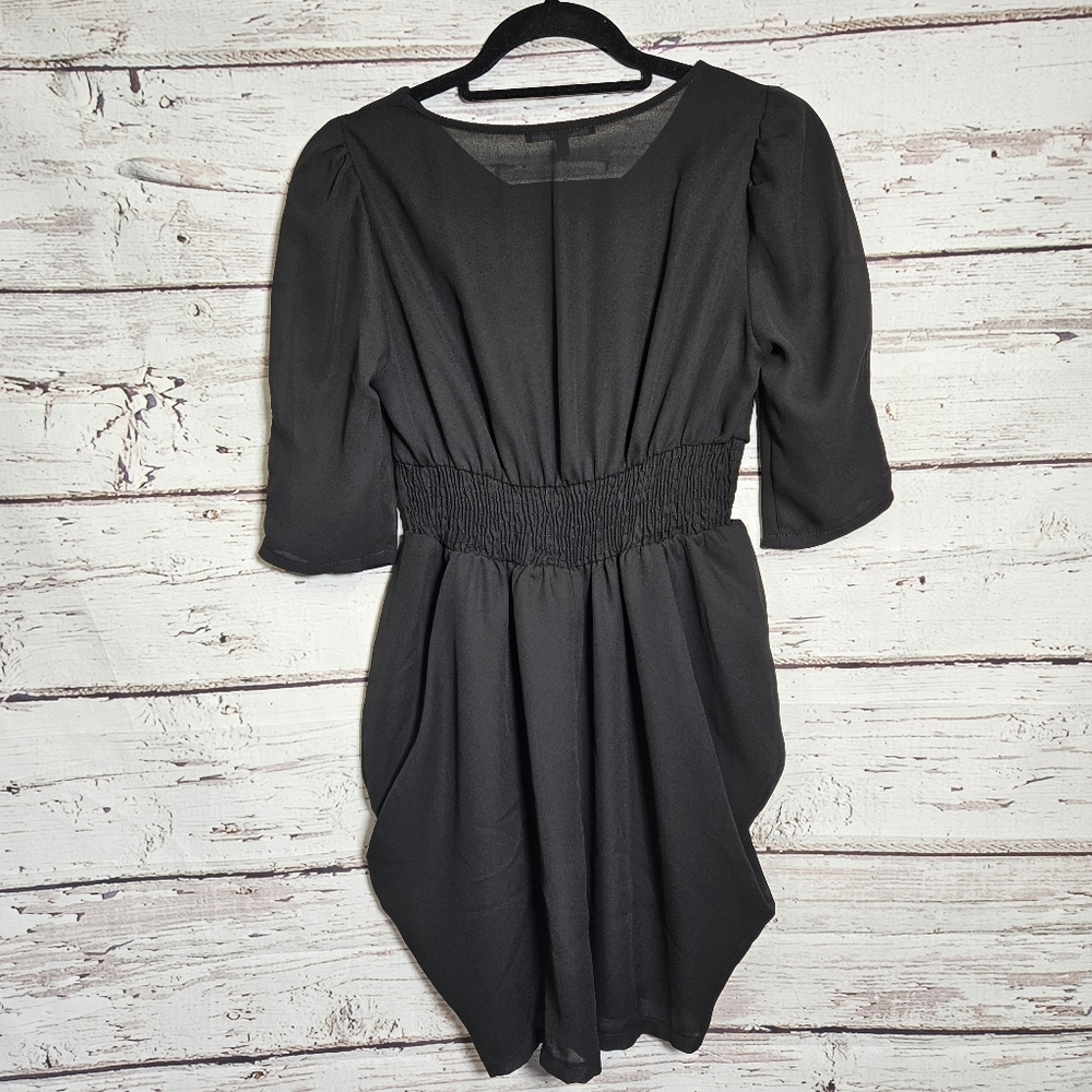 ASOS Black Ruched Dress - Picture 8 of 13
